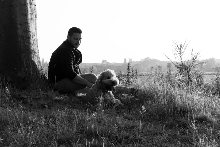 Trainer Matthias met hond